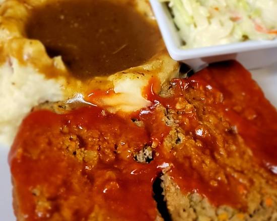 Order MEATLOAF DINNER food online from Christine Casual Dining store, Green on bringmethat.com