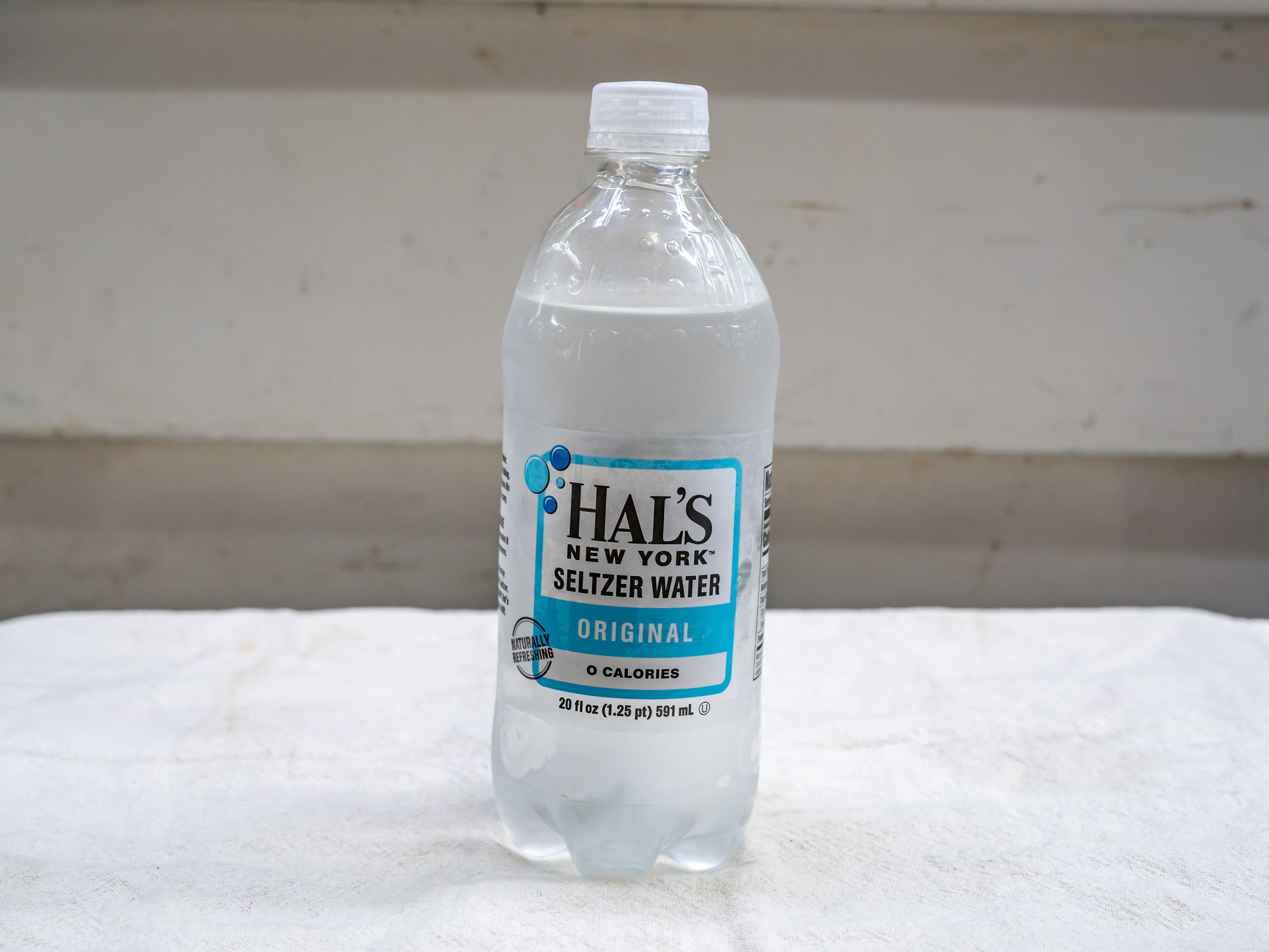 Order Hal's Seltzer Water - Original - 20oz food online from Quentin Deli and Grocery store, Brooklyn on bringmethat.com