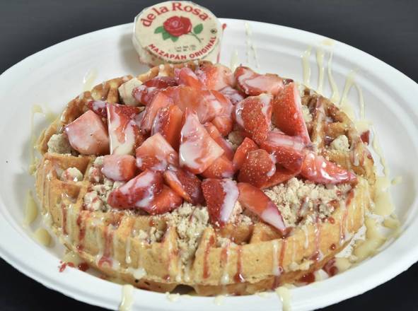Order Mazapan Waffle food online from Crepes & Waffles store, Albuquerque on bringmethat.com