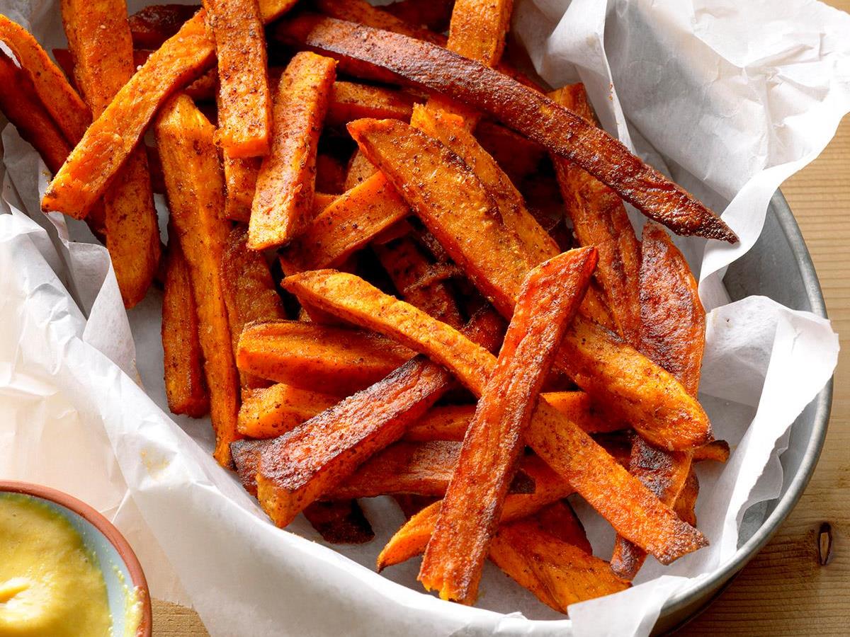 Order Sweet Potato Fries food online from Liberty Bar & Poutinerie store, Pontiac, MI on bringmethat.com