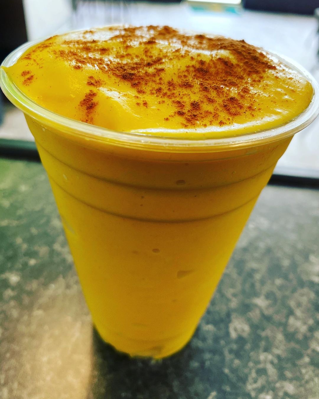 Order Golden Milk Smoothie  food online from Good Roots store, Haverstraw on bringmethat.com