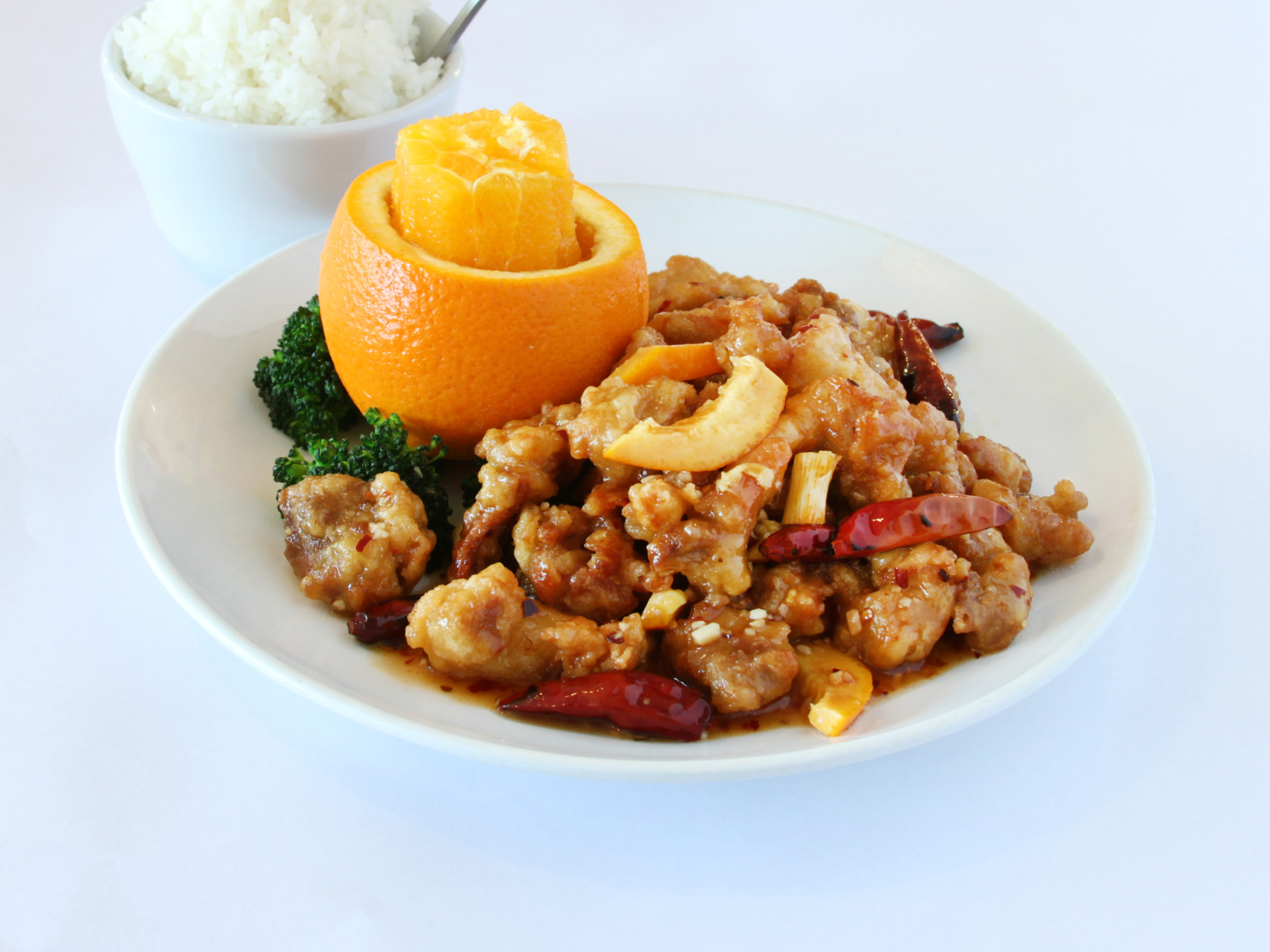 Order 66. Orange Chicken food online from Tsai's Chinese Bistro store, Albuquerque on bringmethat.com