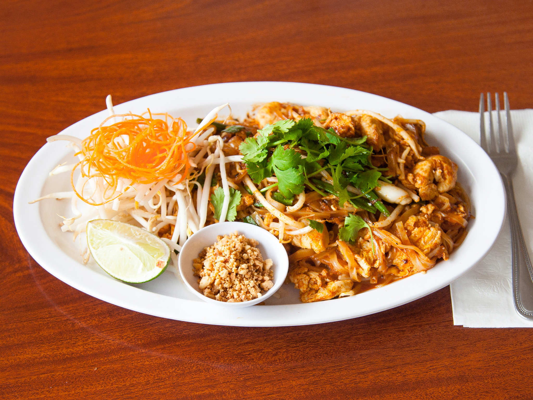 Order 41. Pad Thai food online from Grandmas Thai Kitchen store, Sherman Oaks on bringmethat.com