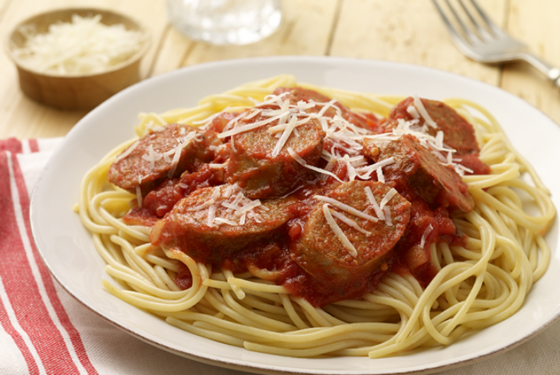 Order Spaghetti with Sausage food online from Scala Pizza store, Mount Vernon on bringmethat.com