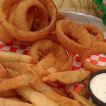 Order Fries and Rings food online from Big Mouth Burgers store, San Bruno on bringmethat.com