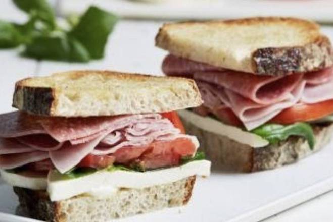 Order Salami and Mozzarella Sandwich food online from Cafe On Main store, Woodbridge Township on bringmethat.com