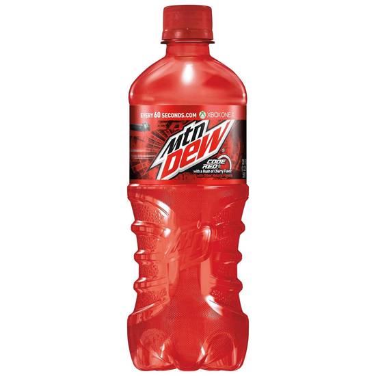 Order Mountain Dew Code Red Soda food online from Exxon Food Mart store, Port Huron on bringmethat.com