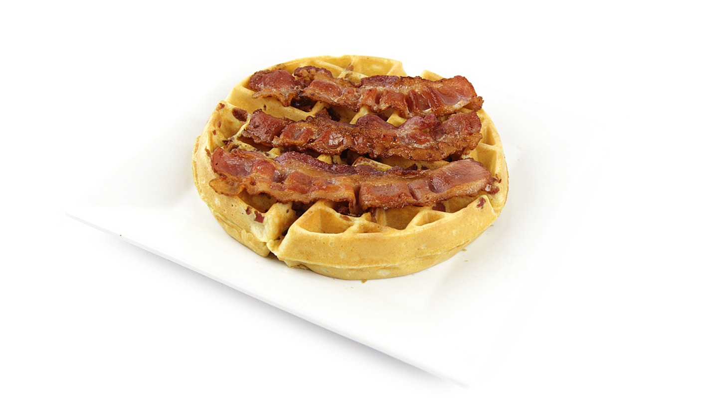 Order Crisp Bacon Waffle food online from Matty's Grill & Pancake House store, Shorewood on bringmethat.com
