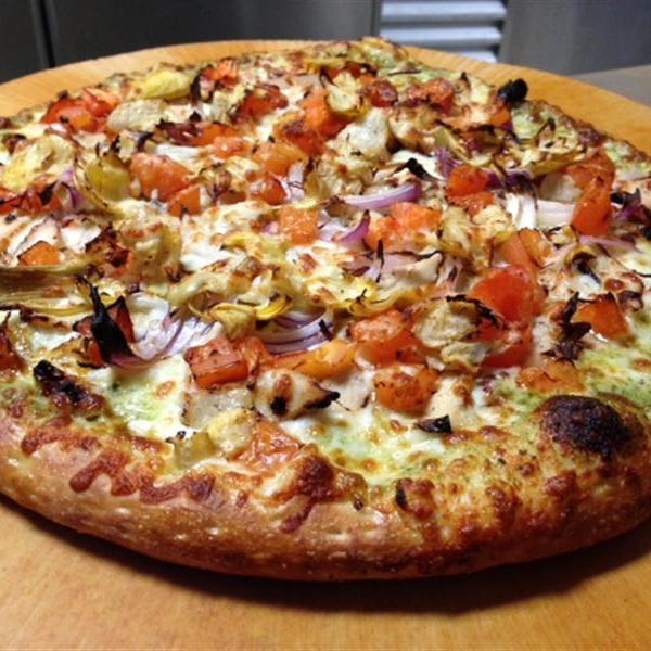 Order Pesto Chicken Pizza food online from Premium Pizza store, San Jose on bringmethat.com