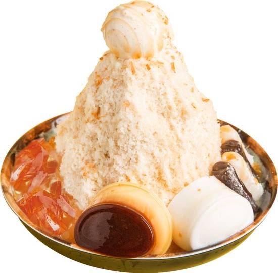 Order Pudding & Q Mochi Milk Shaved Ice (L) food online from Meet Fresh store, Santa Clara on bringmethat.com