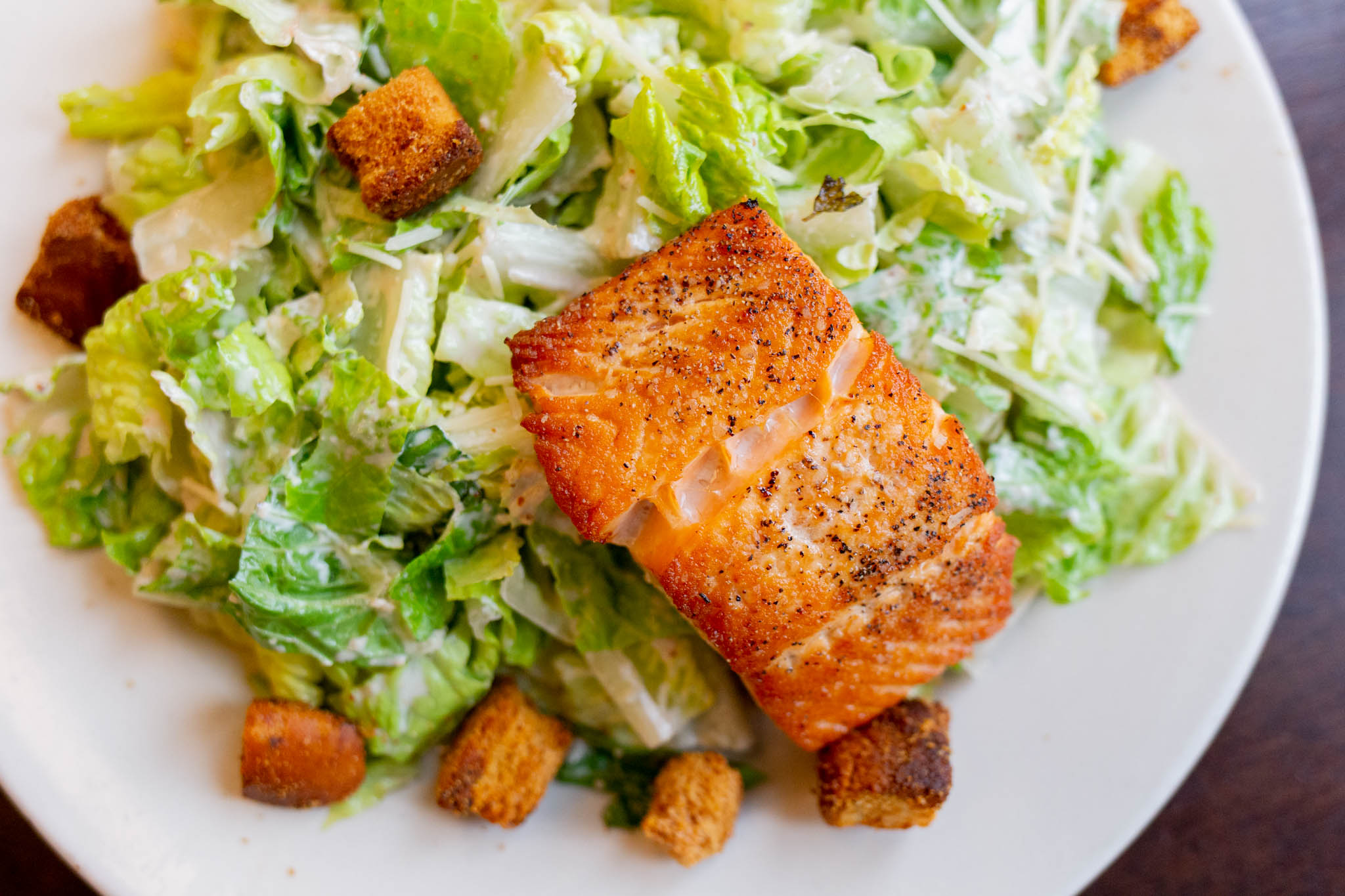 Order Caesar Salad food online from Doc Crow Southern Smokehouse store, Louisville on bringmethat.com