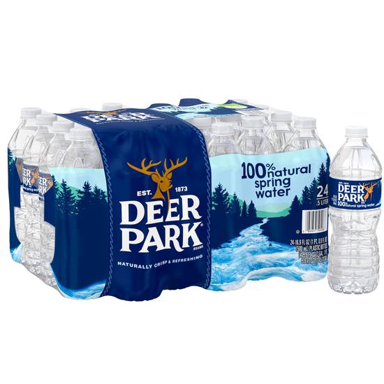 Order Deer Park 100% Natural Spring Water Plastic Bottle 16.9 OZ, 24CT food online from Cvs store, LA FOLLETTE on bringmethat.com