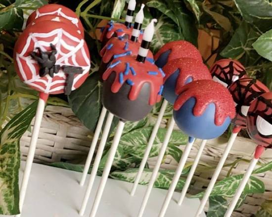 Order Strawberry Cake Pop (1 dz) food online from Glitz Amor store, New Orleans on bringmethat.com