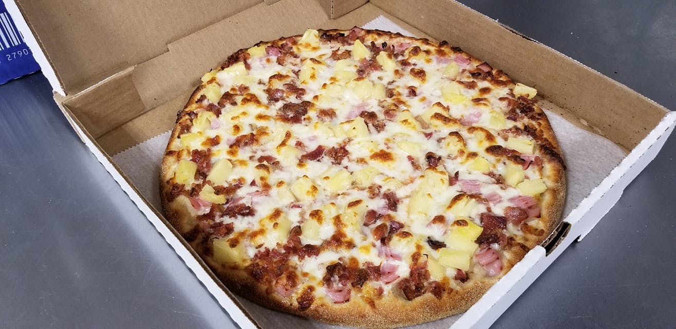Order Hawaiian Pizza - Small 12'' (8 Slices) food online from Boston Road Pizza store, Springfield on bringmethat.com
