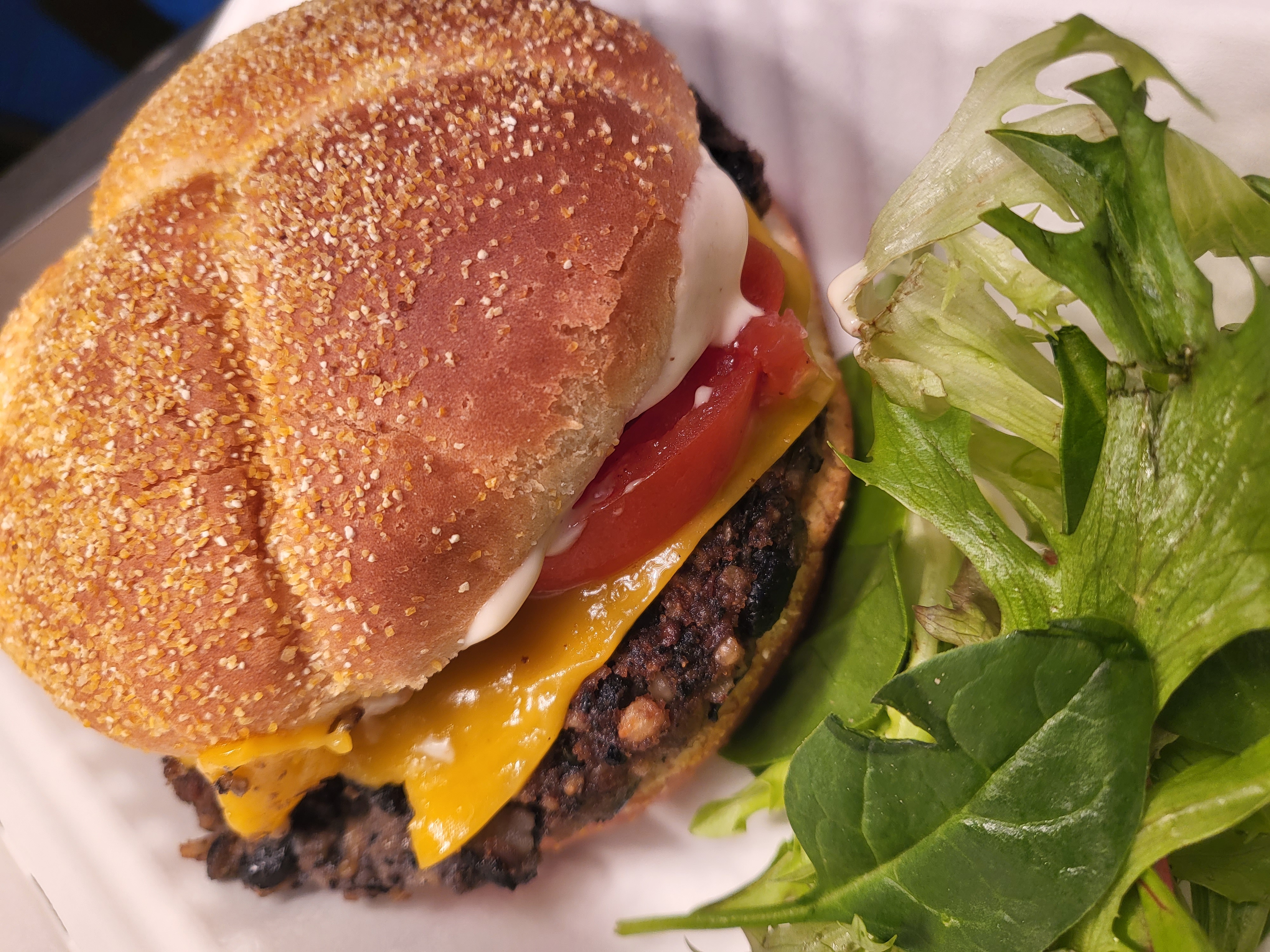 Order Black Bean Burger food online from The Green Witch store, Highland on bringmethat.com