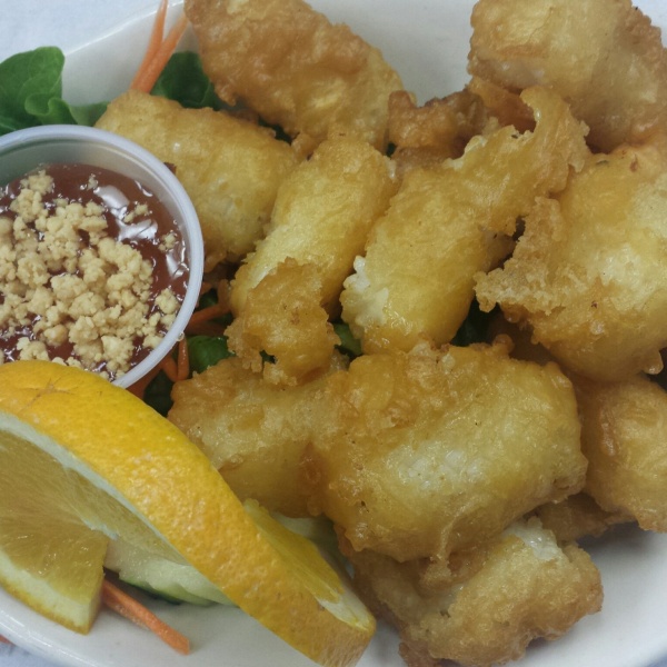 Order A4. Fried Calamari food online from Thai Bbq & Noodles store, Cypress on bringmethat.com