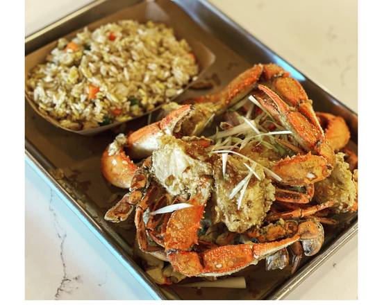 Order Salted Cajun Crab food online from Em's Seafood Kitchen store, Manvel on bringmethat.com