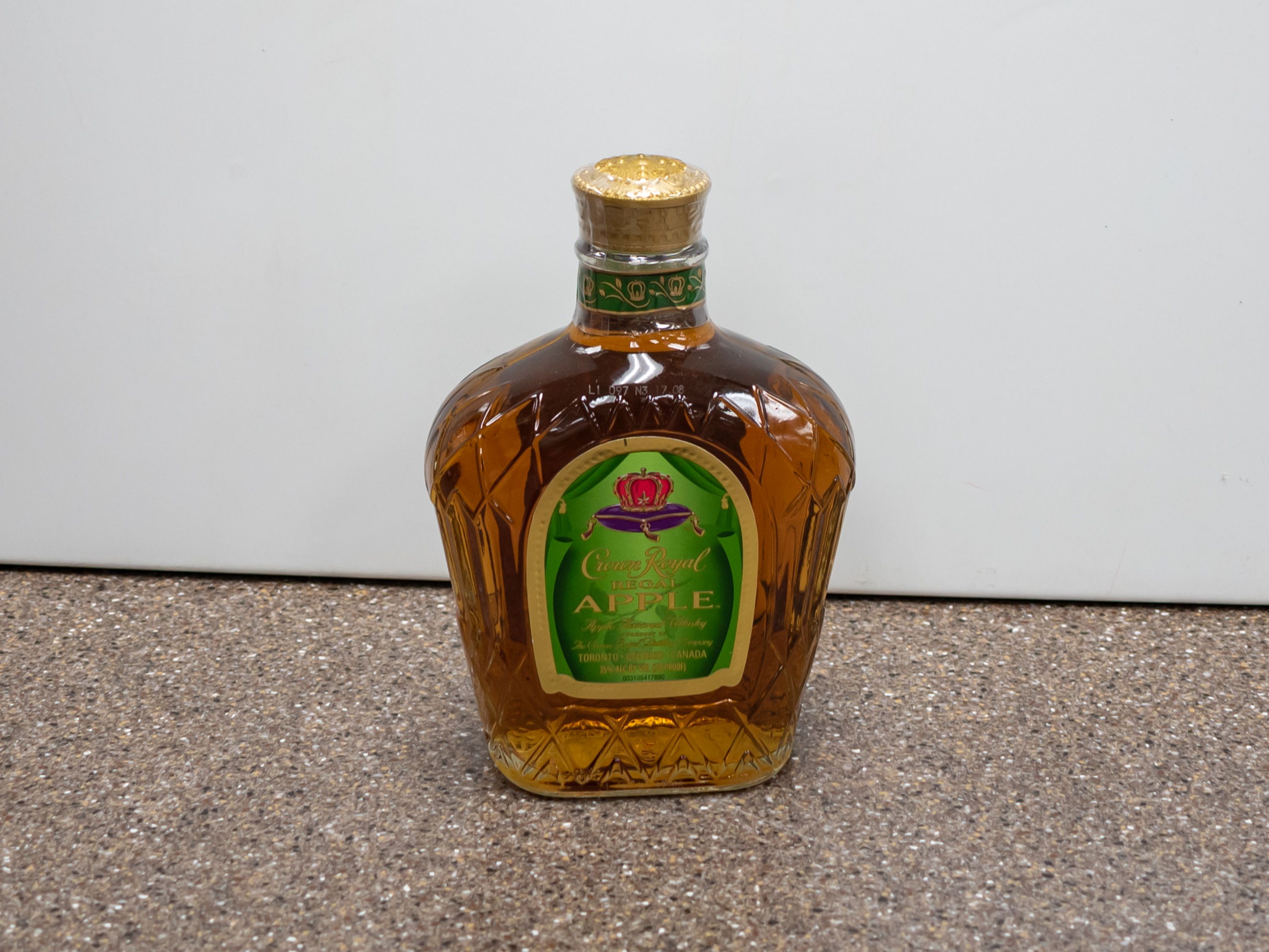 Order Crown Royal Regal Apple Flavored Whisky food online from Kangaroo Food Mart store, Cathedral City on bringmethat.com