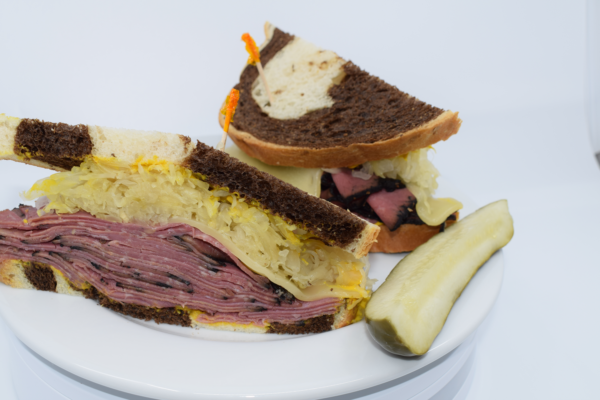 Order THE PASTRAMI SANDWICH food online from Burger Fanatics store, San Diego on bringmethat.com