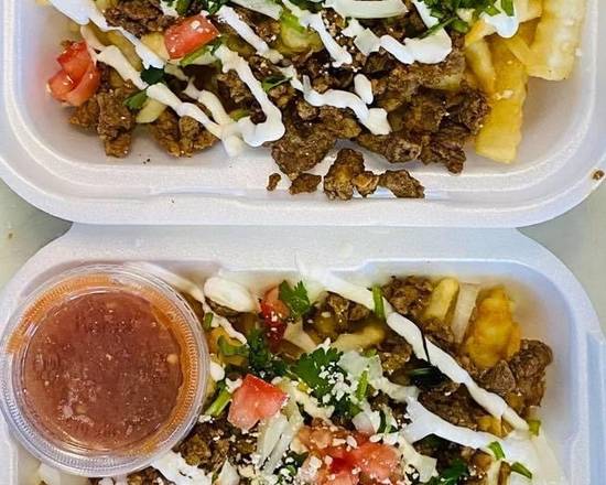 Order Asada Fries  food online from Tacos Centenario store, Tulare on bringmethat.com