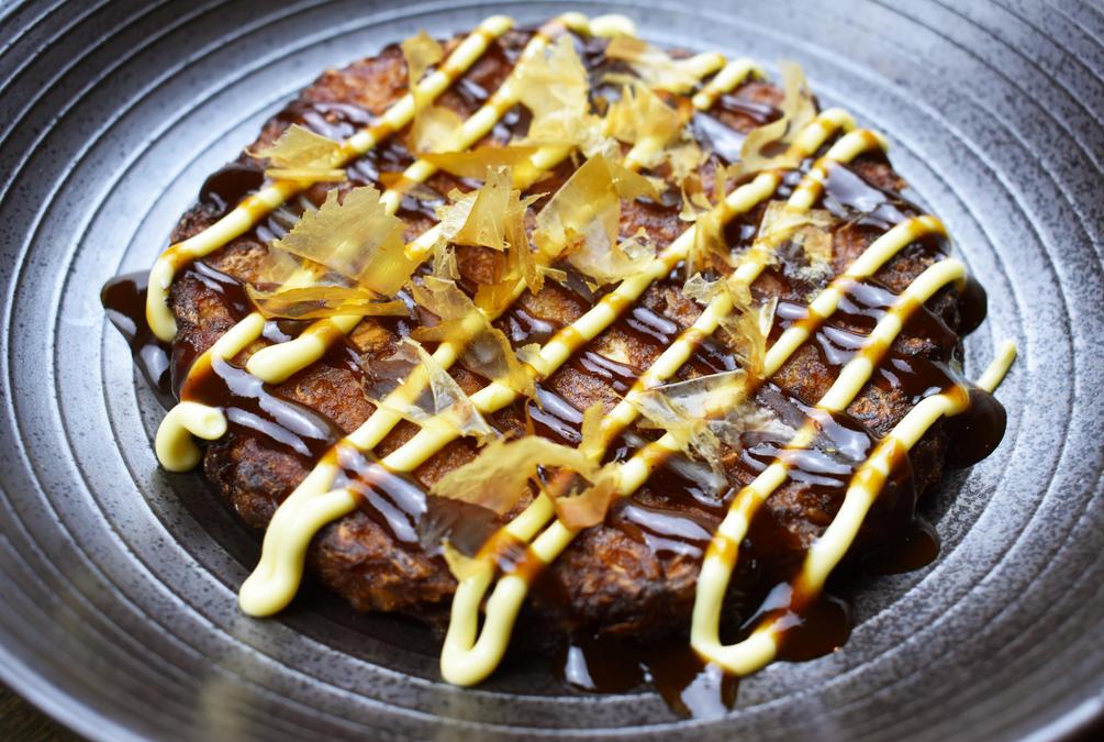Order Okonomiyaki Small Plate food online from Akaya Sushi, Izakaya & Ramen store, Richardson on bringmethat.com