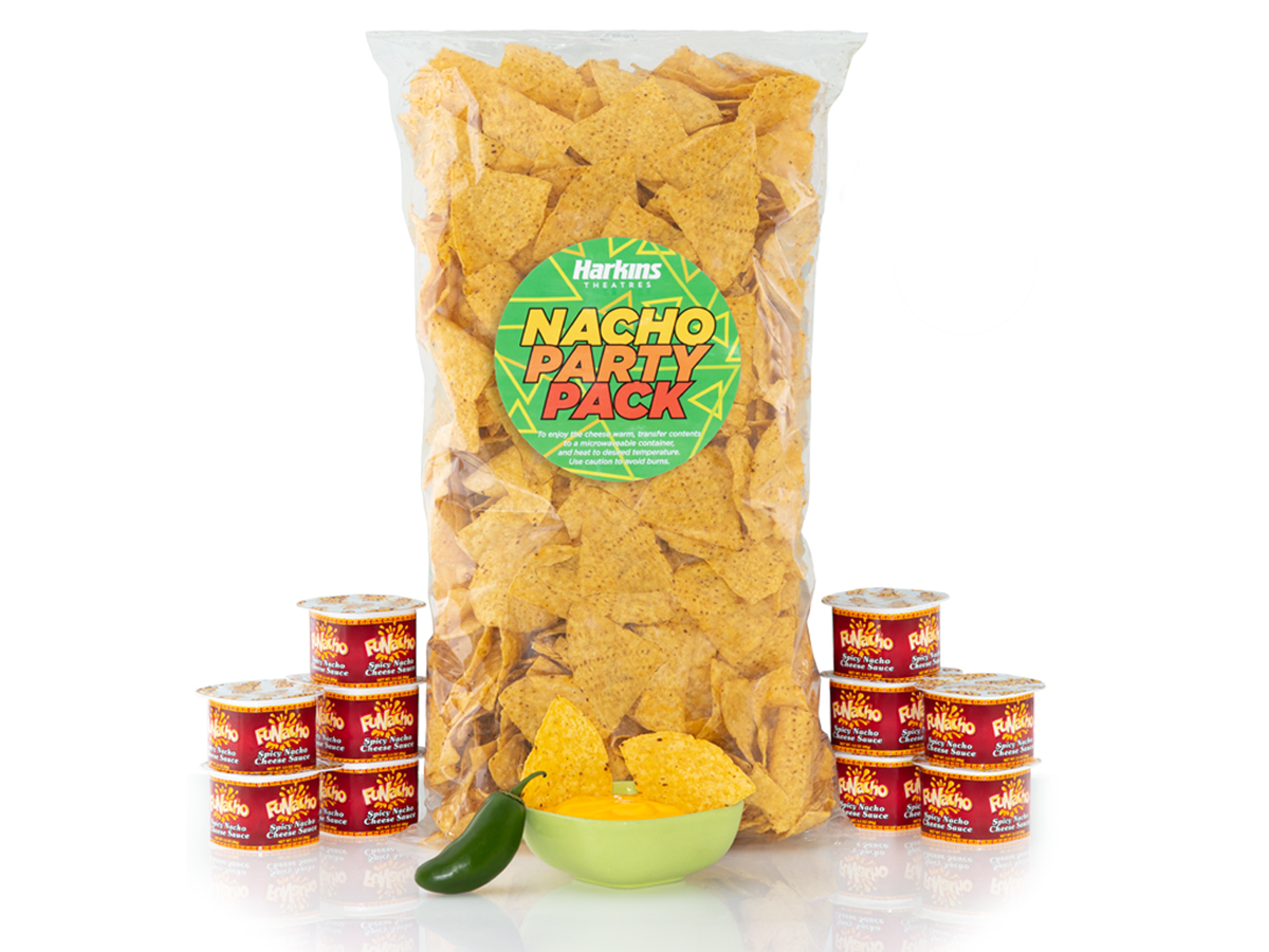 Order Nacho Party Pack food online from Harkins Theatres Valley Art store, Tempe on bringmethat.com