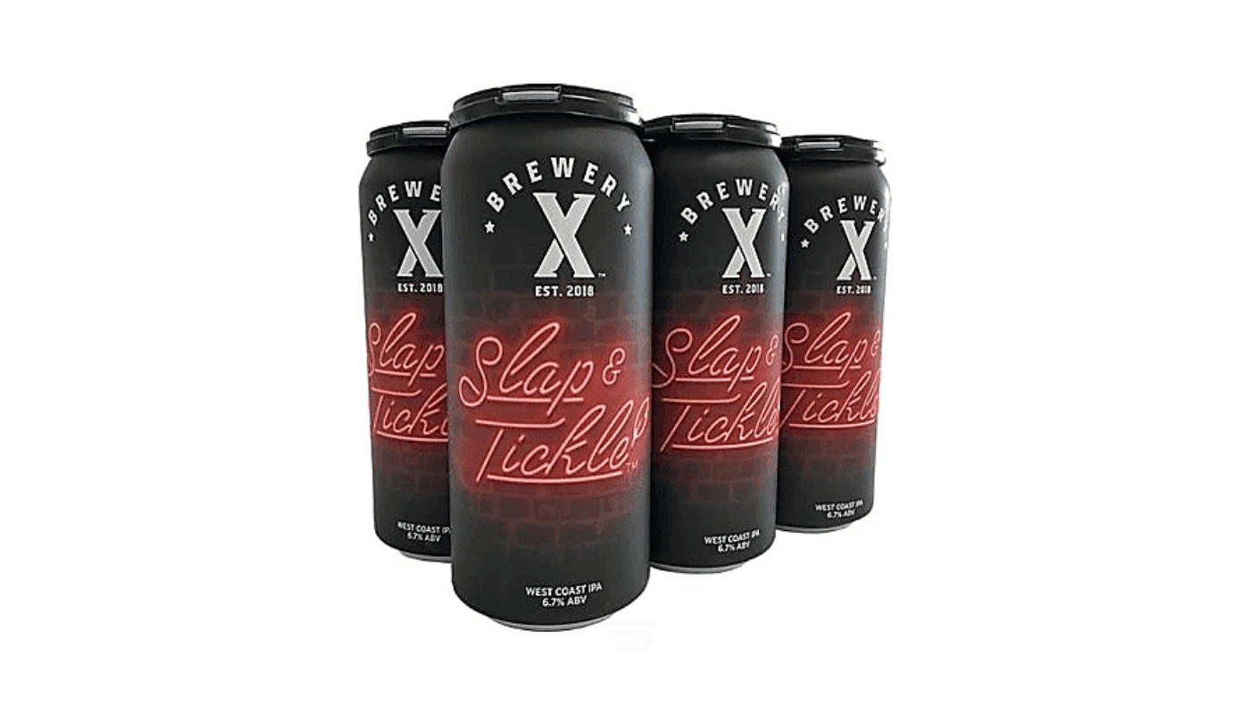 Order Brewery X Slap & Tickle IPA 6 Pack 16oz Cans 6.7% ABV food online from M & M Liquor & Jr Market store, Anaheim on bringmethat.com