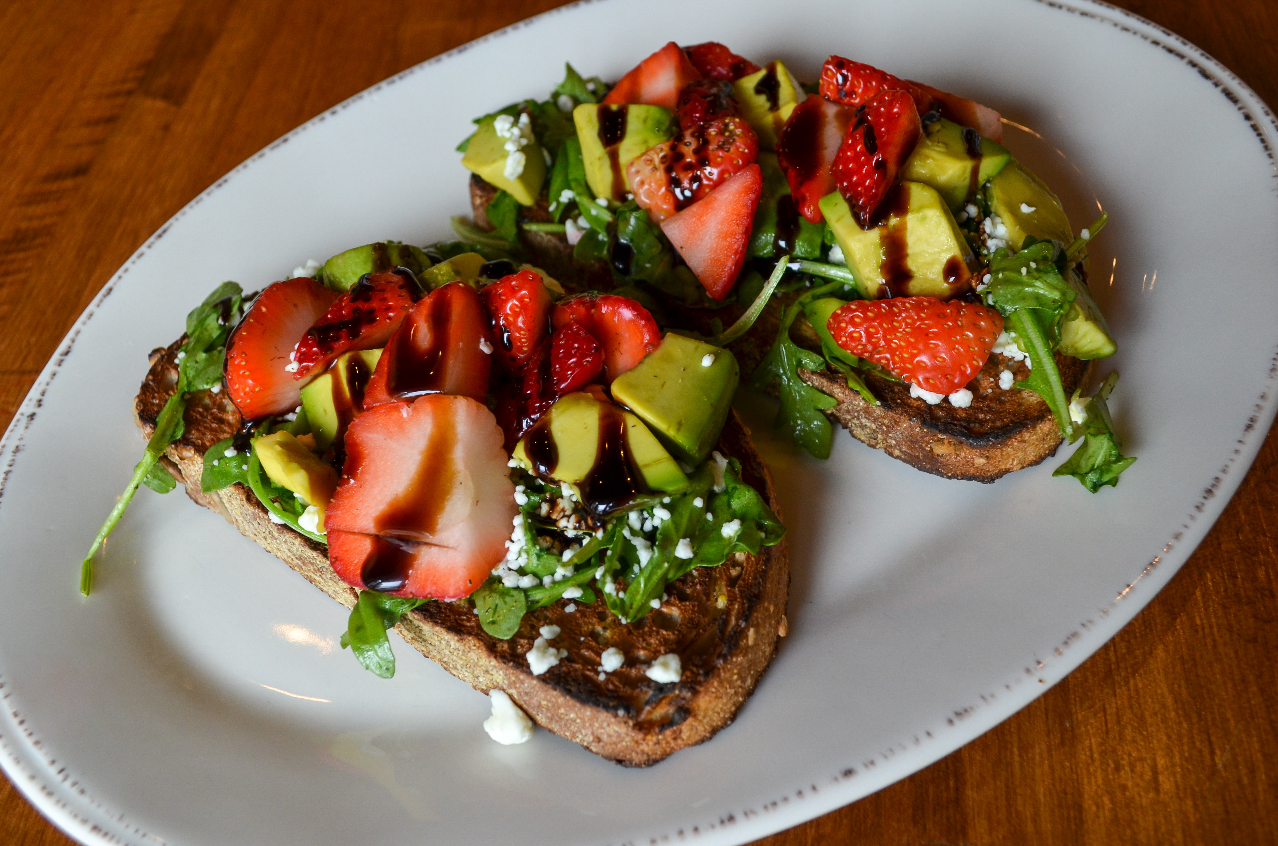 Order Strawberry Avocado Toast  food online from Iron Rooster store, Annapolis on bringmethat.com