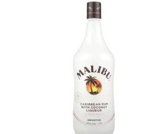 Order Malibu, 1.75L rum (21.0% ABV) food online from Cold Spring Liquor store, Liberty Hill on bringmethat.com