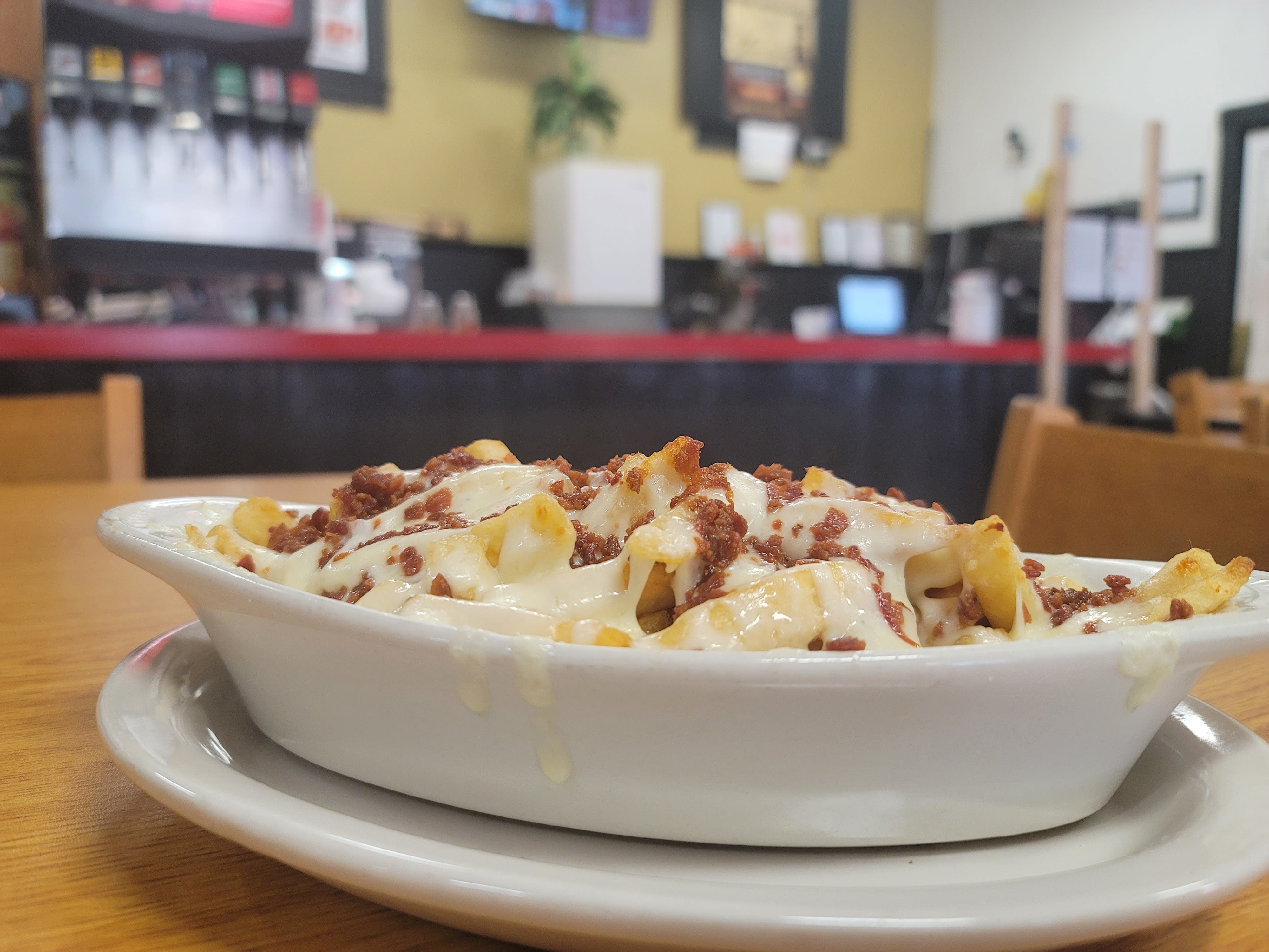 Order Cheese Fries - Appetizer food online from Village Pizza Too store, Churchville on bringmethat.com