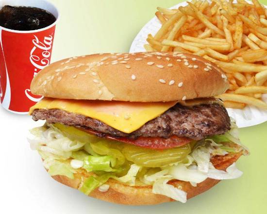 Order Hamburger Combo  food online from Taqueria El Atacor store, Baldwin Park on bringmethat.com