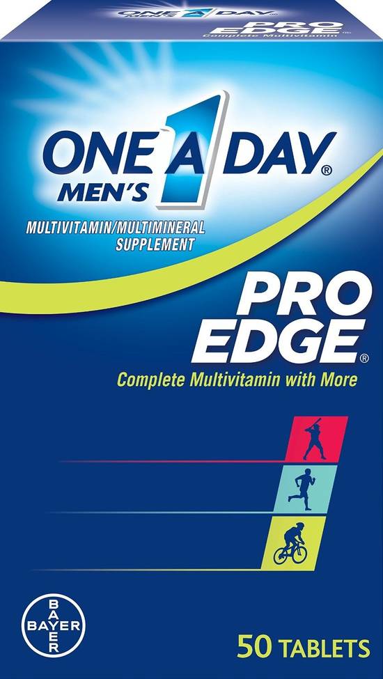 Order One A Day Men's Pro Edge Multivitamin/Multimineral Tablets (50 ct) food online from Rite Aid store, Palm Desert on bringmethat.com