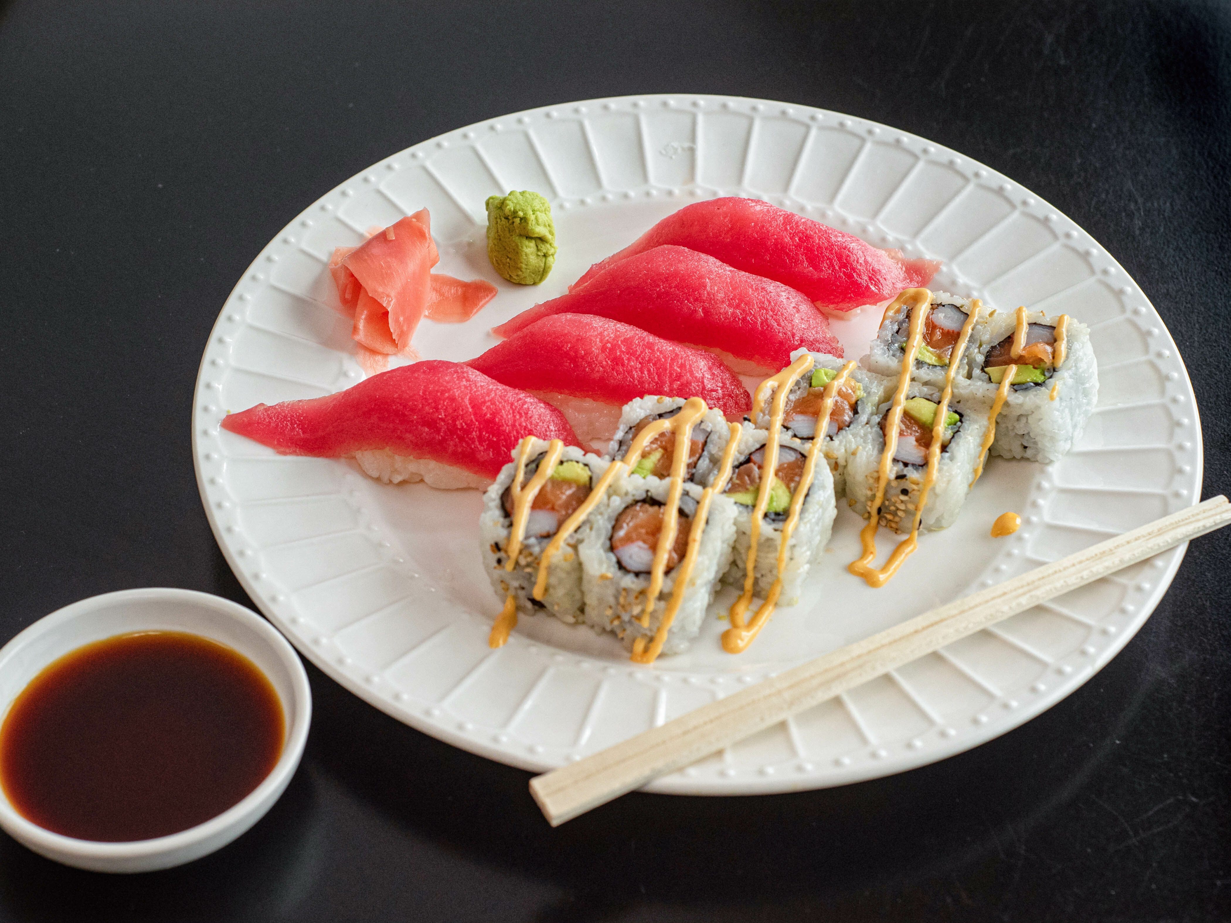 Order Maje and Nigiri food online from Maje Sushi store, West Lafayette on bringmethat.com