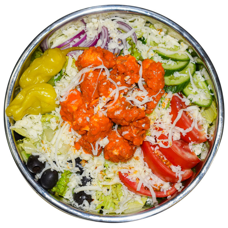Order Buffalo Crispy Chicken Salad food online from Napoli Pizza store, Las Vegas on bringmethat.com