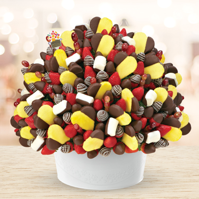 Order Berry Chocolate Bouquet Dipped Pineapple and Banana food online from Edible Arrangements store, Delran on bringmethat.com