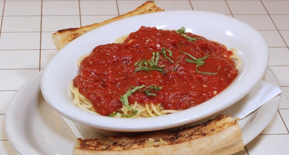 Order Spaghetti food online from Papas Pizza Place store, Woodridge on bringmethat.com