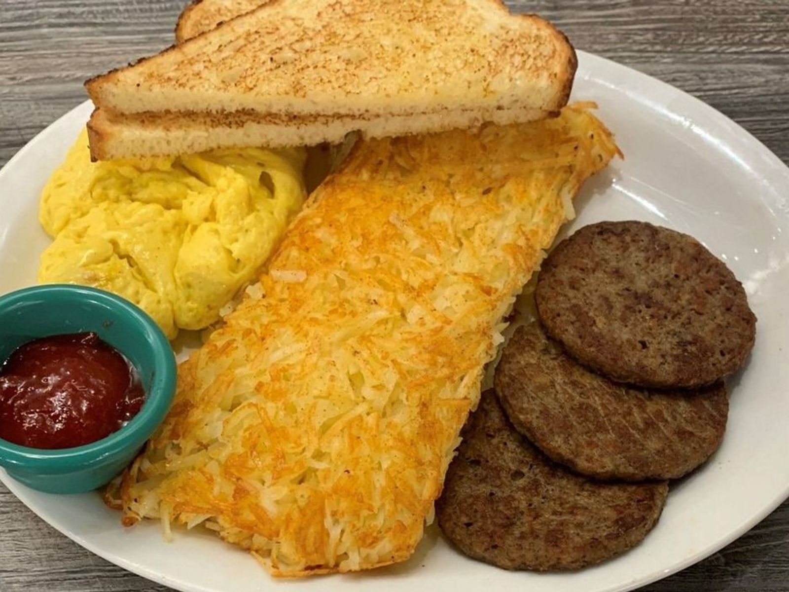 Order Vegan 2 “Egg” Breakfast OO food online from Biscuits Cafe store, Chandler on bringmethat.com