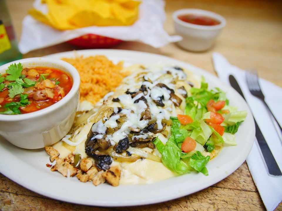 Order Fiesta Enchiladas food online from Coronas De Oro store, Belton on bringmethat.com
