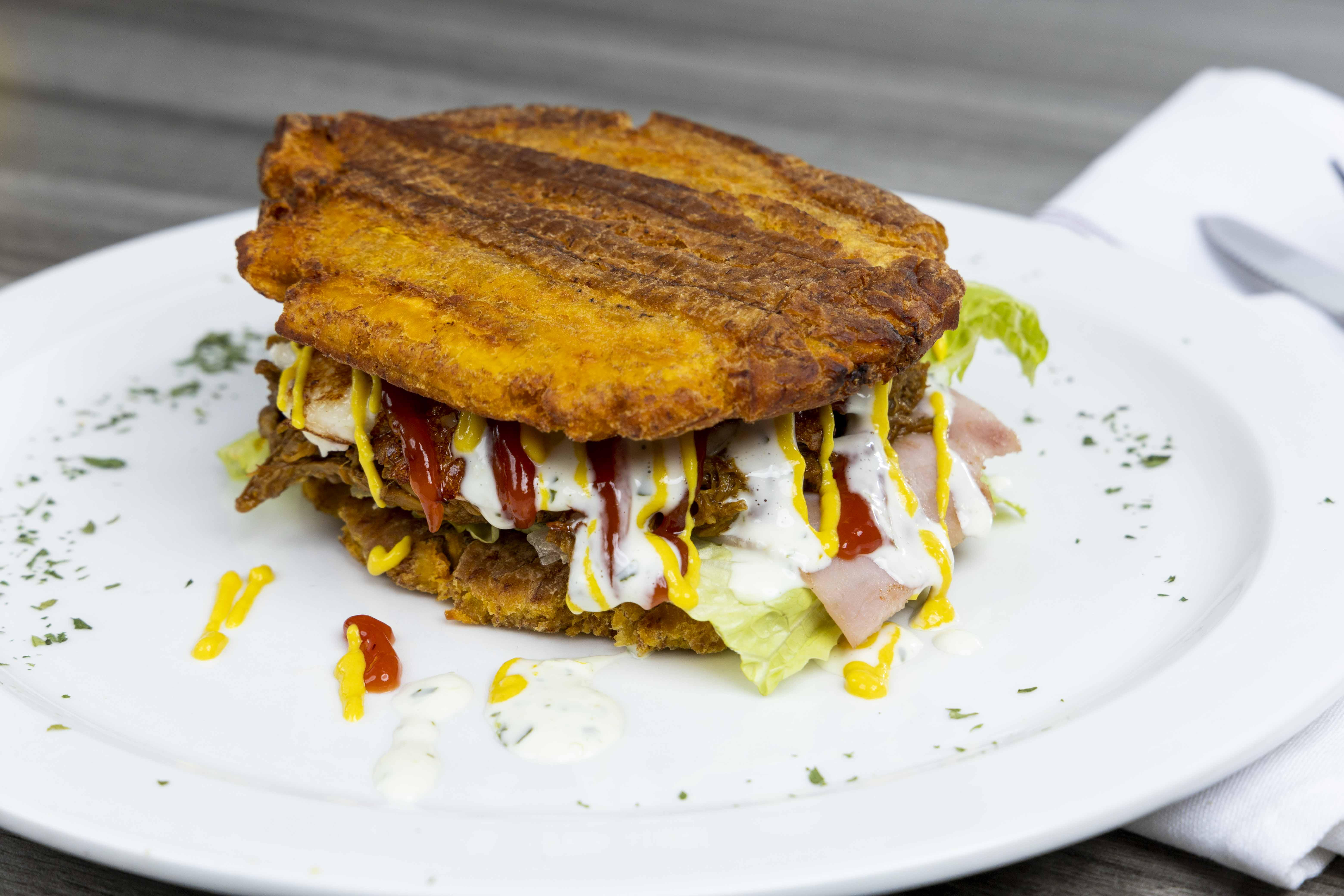 Order Patacon food online from Rica Arepa Venezuelan Cafe store, Chicago on bringmethat.com