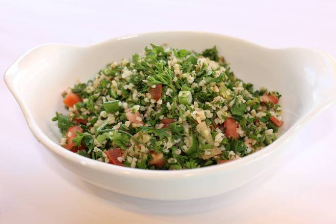 Order Tabouli Salad food online from Chickpeas Mediterranean Cafe store, Las Vegas on bringmethat.com
