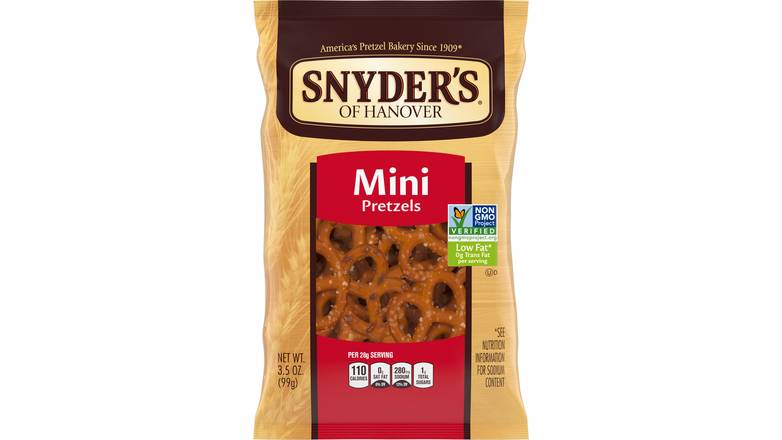 Order Snyder'S Of Hanover Mini Pretzels food online from Aldan Sunoco store, Aldan on bringmethat.com