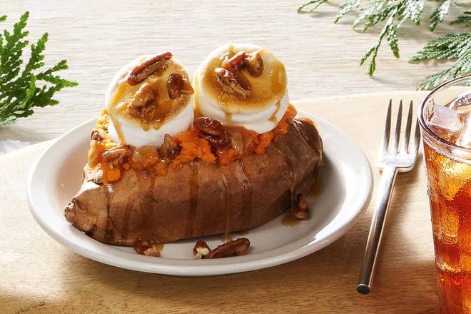 Order Loaded Baked Sweet Potato food online from Cracker Barrel Old Country Store store, Nashville on bringmethat.com