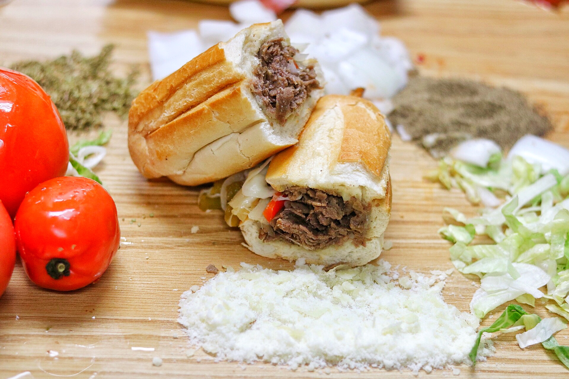 Order Steak and Cheese Sub food online from Filippo Italian Specialties store, Wheaton-Glenmont on bringmethat.com