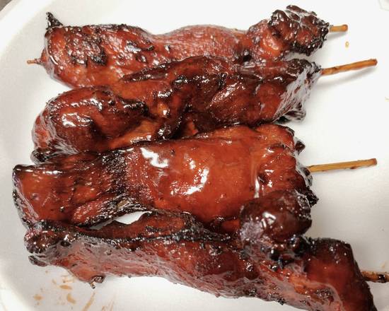 Order 8b. Chicken On the Sticks (4 pcs) food online from Double Dragon store, Louisville on bringmethat.com