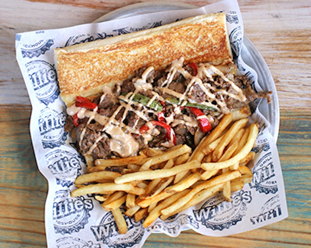 Order Smoked Gouda Cheesesteak food online from Willie's Grill & Icehouse store, Houston on bringmethat.com