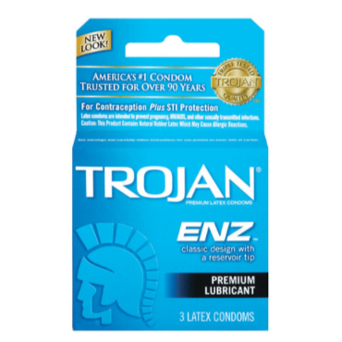 Order Trojan Enz Lube Condom 3 Pack food online from 7-Eleven store, West Columbia on bringmethat.com
