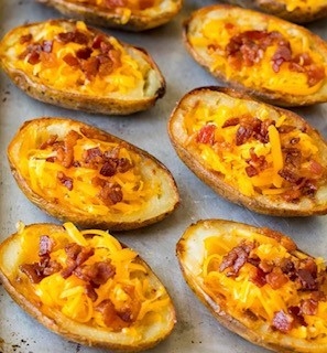 Order POTATO SKINS food online from Leo's Coney Island store, Sterling Heights on bringmethat.com