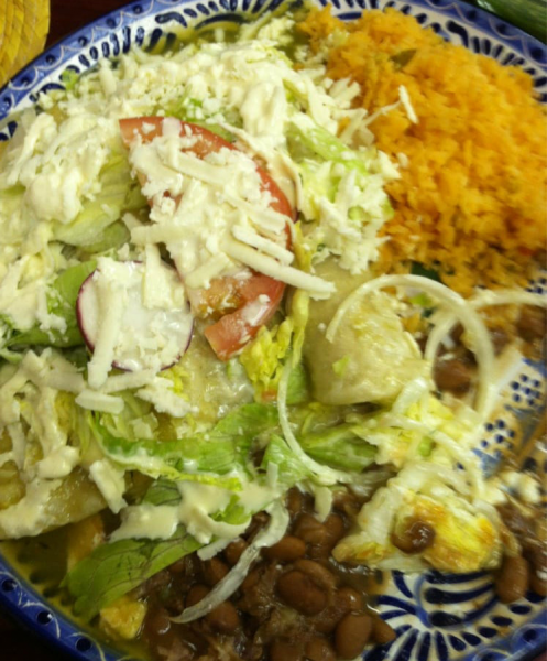 Order Mexican Enchilada food online from Maddy's Mexican Grill store, Parsippany-Troy Hills on bringmethat.com