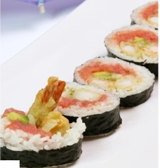 Order 12. Rose Roll food online from Yes Sushi store, Pasadena on bringmethat.com