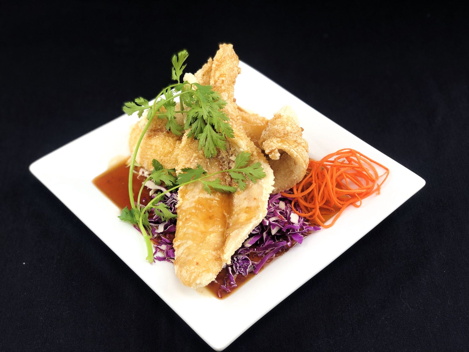 Order Crispy Pla Large food online from Malee's Thai Bistro on Main store, Scottsdale on bringmethat.com